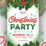 Free Christmas Party Flyer Template ~ Creativetacos pertaining to Free Christmas Party Flyer Templates