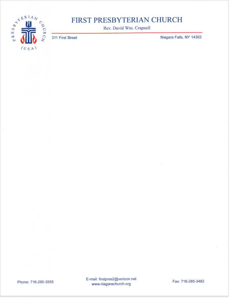 Free Church Letterhead – Lewisburg District Umc Intended For Church