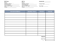 Free Cleaning (Housekeeping) Invoice Template - Word | Pdf within House Cleaning Invoice Template Free