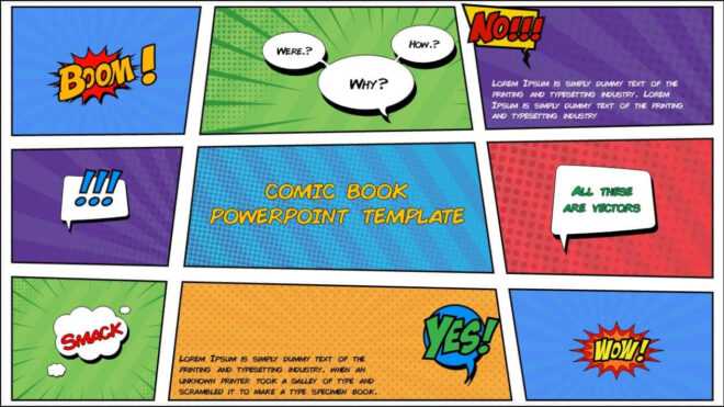 Free Comic Book Powerpoint Template For Download | Slidebazaar with regard to Powerpoint Comic Template