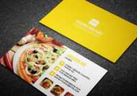 Free Delicious Food Business Card On Behance regarding Food Business Cards Templates Free