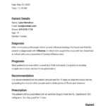 Free Doctor'S Note For School Absence Template - Pdf | Word intended for School Absence Note Template Free