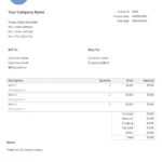 Free, Downloadable Sample Invoice Template | Paypal regarding How To Write A Invoice Template