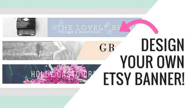Free Etsy Banner Maker And Easy Tutorial Using Canva inside Free Etsy Banner Template