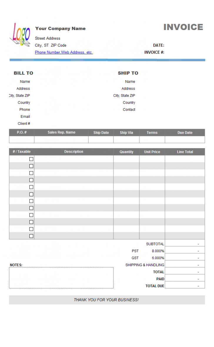 Free Invoice Template For Uk - 20 Results Found in Hmrc Invoice Template
