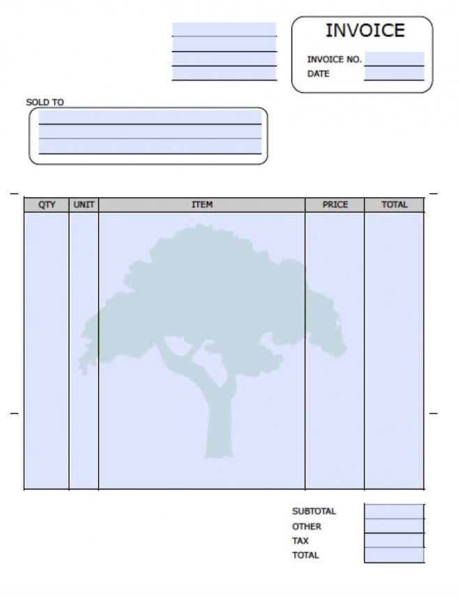 Free Landscaping (Lawn Care) Service Invoice Template | Pdf with regard to Lawn Care Invoice Template Word