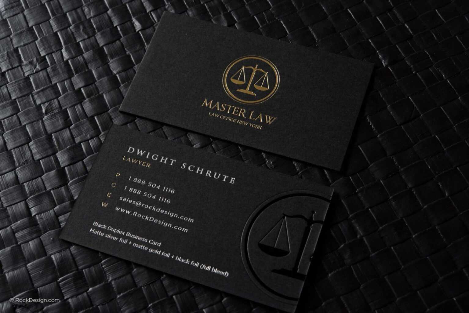 Legal Business Cards Templates Free - Great Professional ...