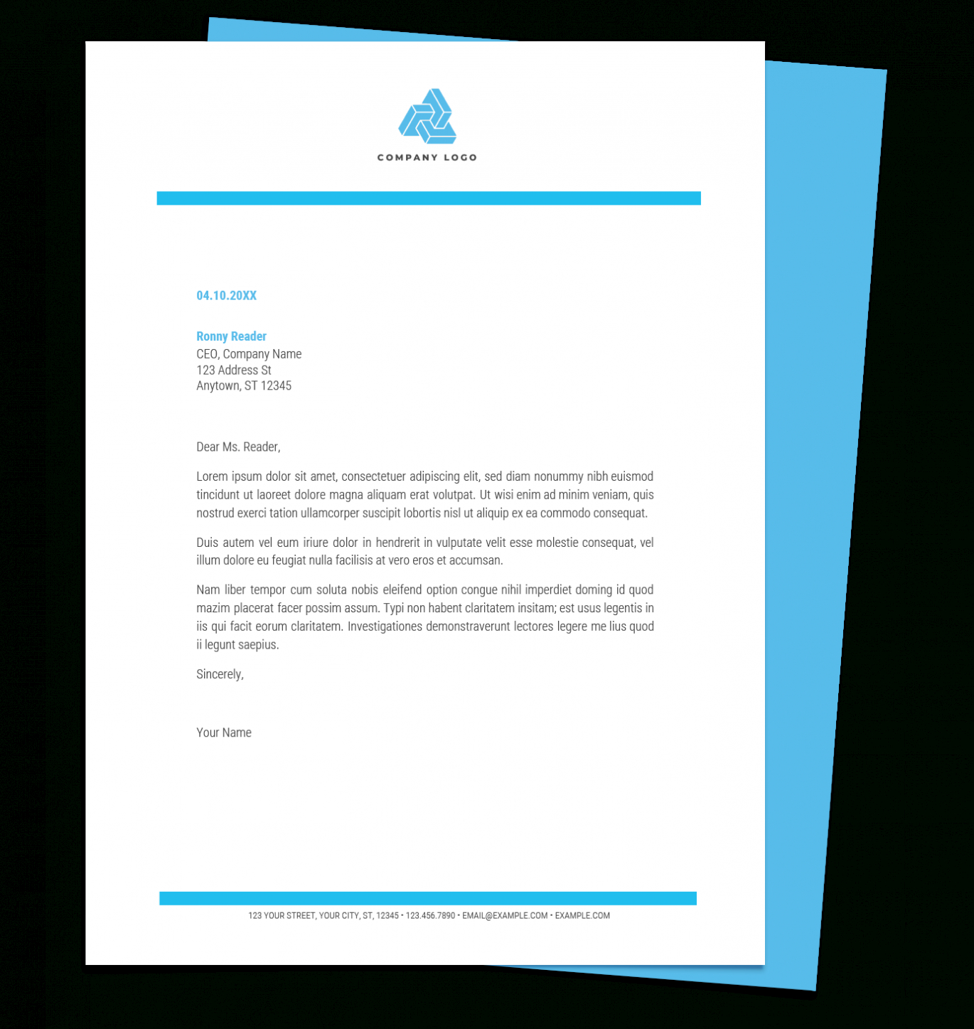 Free Letterhead Templates For Google Docs And Word intended for Google Letterhead Templates