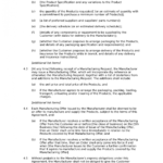 Free Manufacturing Agreement - Docular intended for Free Contract Manufacturing Agreements Templates