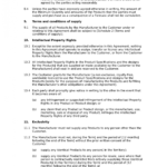 Free Manufacturing Agreement - Docular intended for Manufacturing Supply Agreement Templates