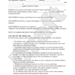 Free Mediation Agreement | Free To Print, Save &amp; Download in Family Mediation Agreement Template
