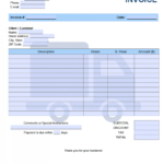 Free Moving Company Invoice Template | Pdf | Word | Excel with regard to Moving Company Invoice Template Free