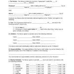 Free Nanny Contract Template - Samples - Pdf | Word | Eforms regarding Nanny Contract Template Word