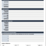 Free One-Page Business Plan Templates | Smartsheet with One Year Business Plan Template