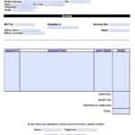 Free Personal Invoice Template | Pdf | Word | Excel for Individual Invoice Template