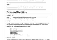 Free Personal Loan Agreement Templates &amp; Samples (Word | Pdf) intended for Personal Loan Repayment Agreement Template