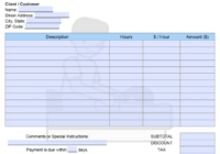 Free Physical Therapy Invoice Template | Pdf | Word | Excel inside Physical Therapy Invoice Template