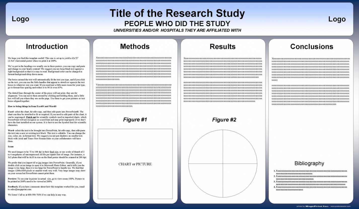 Powerpoint Academic Poster Template Great Professional Template Design 3727