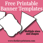 Free Printable Banner Templates - Blank Banners For Diy pertaining to Free Blank Banner Templates