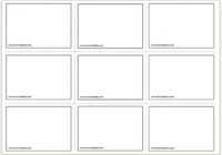 Free Printable Flash Cards Template for Free Templates For Cards Print
