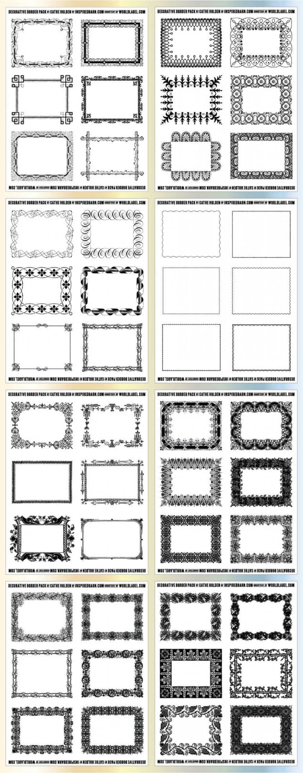 Free Printable Label Template ~ Addictionary inside Decorative Label Templates Free