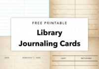 Free Printable Library Card Template | Tortagialla in Library Catalog Card Template