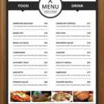 Free Printable Restaurant Menu Templates ~ Addictionary inside Free Printable Restaurant Menu Templates