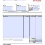 Free Simple Basic Invoice Template | Pdf | Word | Excel throughout Microsoft Invoices Templates Free