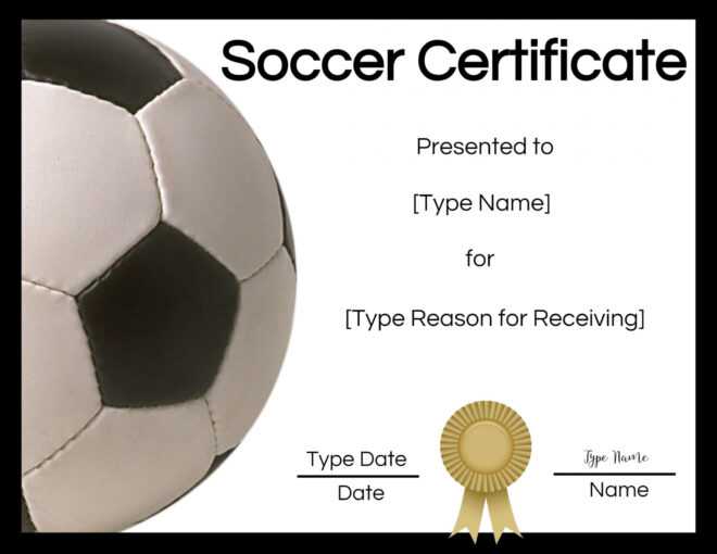 Free Soccer Certificate Maker | Edit Online And Print At Home within Soccer Certificate Templates For Word