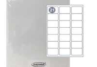 Free Template For Inerra Blank Labels - 21 Per Sheet for Label Printing Template 21 Per Sheet