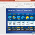 Free Weather Forecast Powerpoint Template - Free Powerpoint pertaining to Kids Weather Report Template