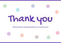 Fun Thank You - Free Postcard Template | Mailjoy in Free Thank You Postcard Template