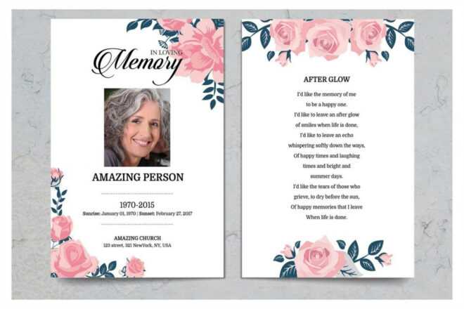 Funeral Prayer Card Templates ~ Addictionary throughout Prayer Card Template For Word