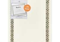 Gartner Studios 36004-S Gold Foil Certificate, 15 Pack - Walmart in Gartner Certificate Templates