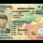 Georgia Driver License Psd Template : High Quality Psd Template inside Georgia Id Card Template