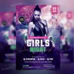 Girls Night Party – Free Psd Flyer Template - Stockpsd regarding Free Templates For Party Flyers