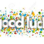 Good Luck Letters Vector Word Banner Sign throughout Good Luck Banner Template