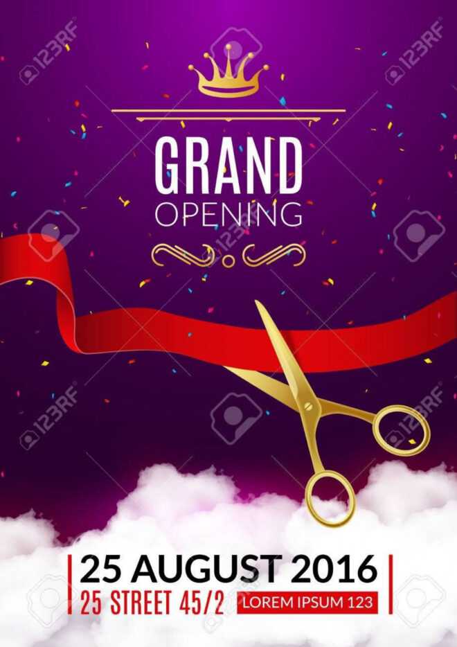 Grand Opening Flyer Template Free ~ Addictionary intended for Grand Opening Flyer Template Free