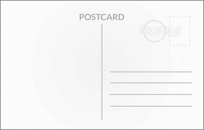 How To Address A Postcard | Nextdayflyers with Postcard Address Template