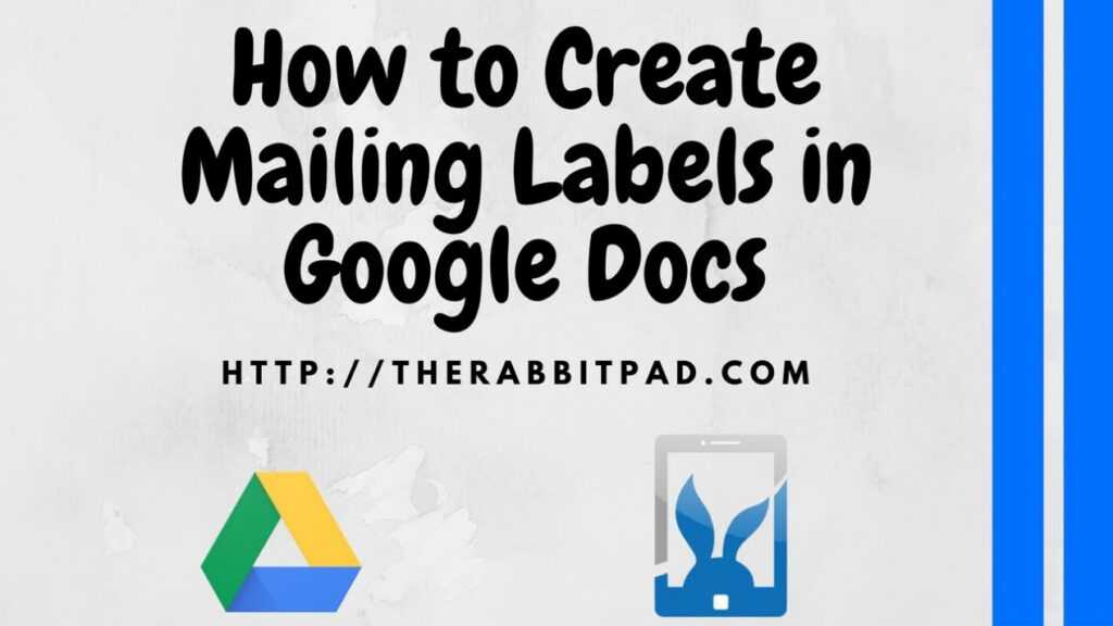 Does Google Docs Have Label Template