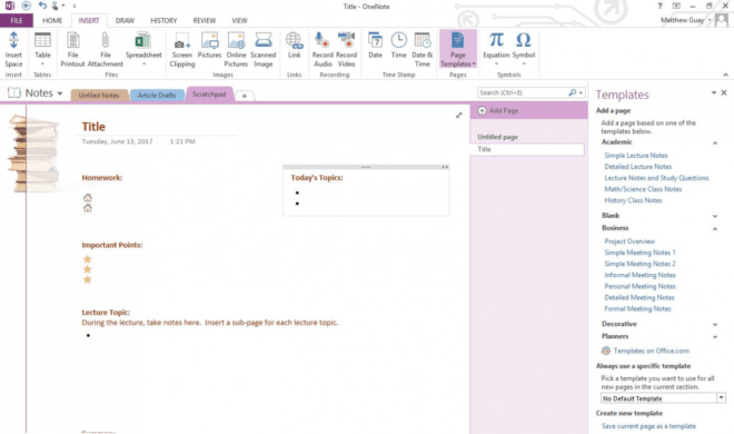 How To Create Page Template In Onenote For Mac - Antilasopa inside One Note Templates