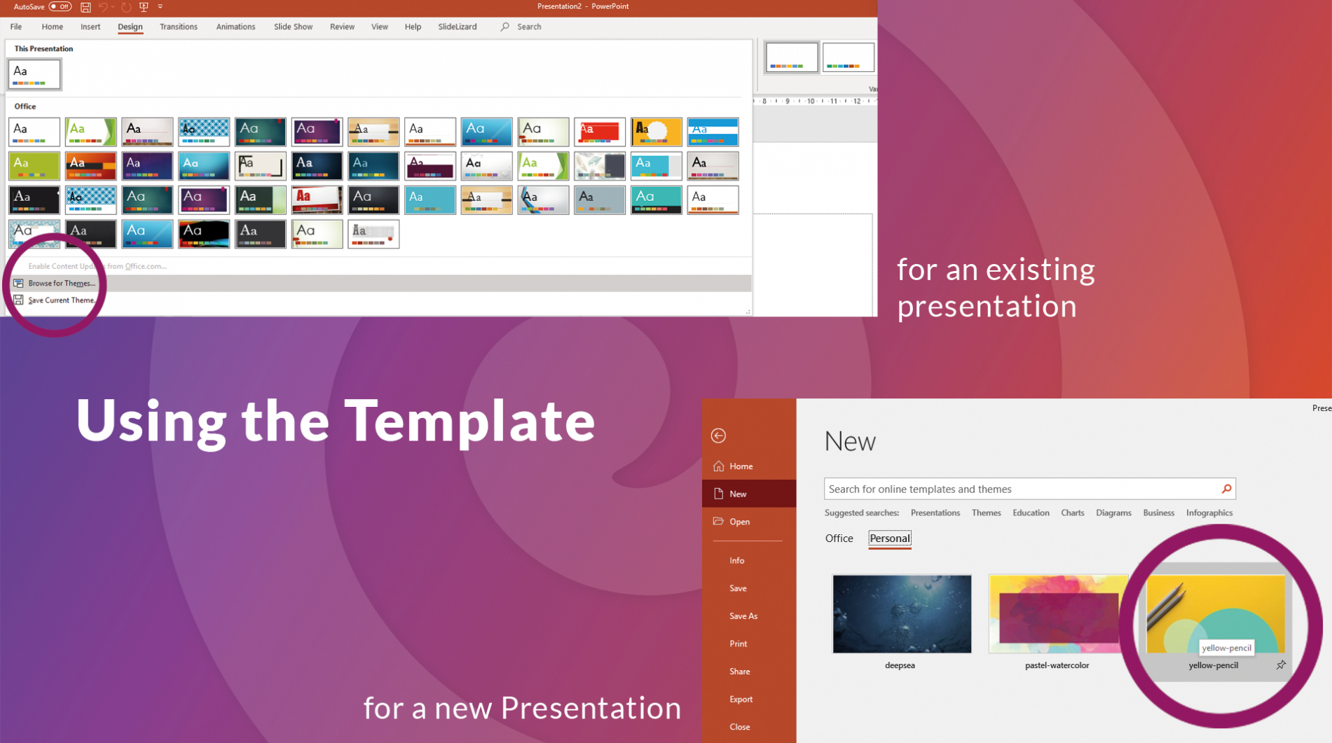 How To Use A Template In Powerpoint