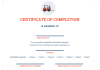 How To Get Your Forklift License (Certification) - Safesite intended for Forklift Certification Template