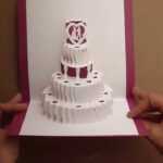 How To Make A Amazing Wedding Cake Pop Up Card Tutorial - Free Template inside Wedding Pop Up Card Template Free