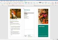 How To Make A Brochure In Microsoft Word inside Word 2013 Brochure Template