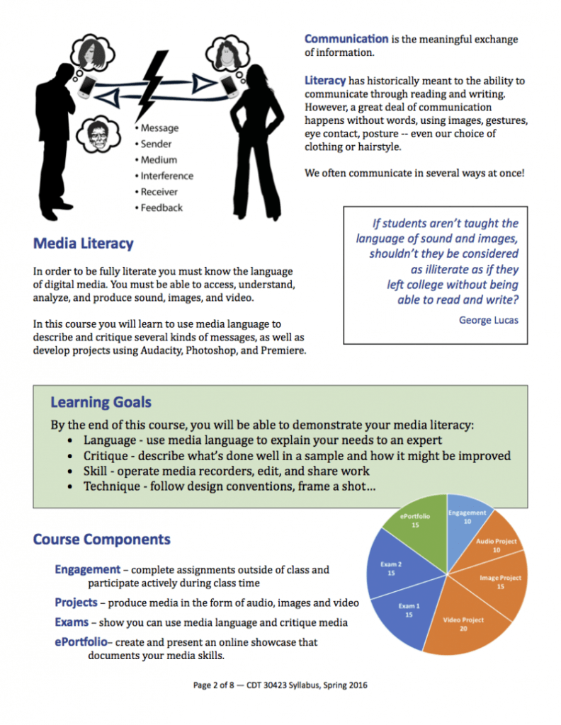 proposal presentation handout