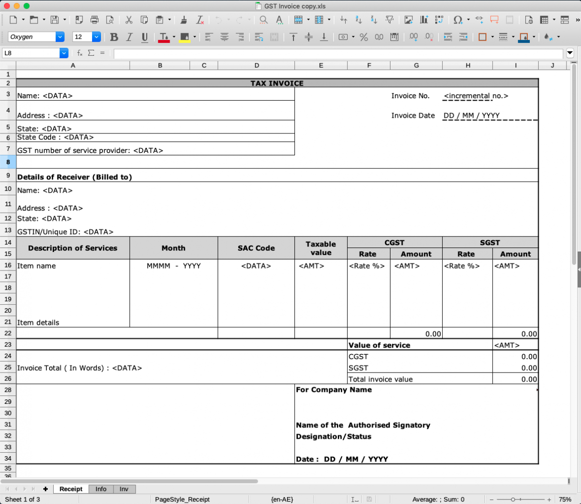 How To Make Invoice Based On A Template? - Ask Libreoffice inside Libreoffice Invoice Template