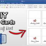 How To Make Place Cards In Microsoft Word | Diy Table Cards With Template pertaining to Microsoft Word Place Card Template