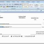 How To Print A Check Draft Template throughout Print Check Template Word