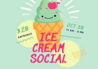 Ice Cream Social Flyer Template - Word (Doc) | Psd in Ice Cream Social Flyer Template